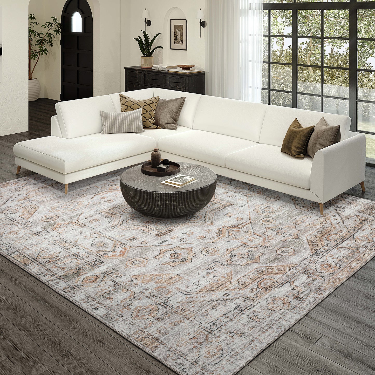 Dalyn Rugs Jericho  Tin  Traditional