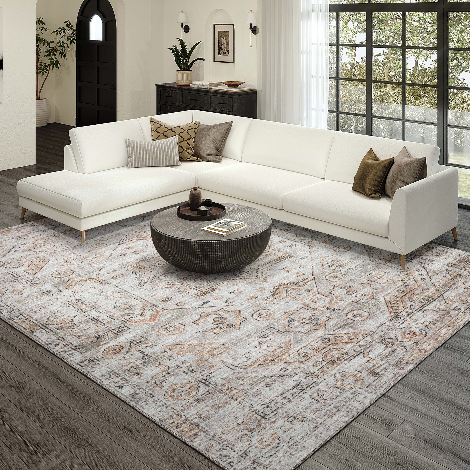 Dalyn Rugs Jericho  Tin  Traditional
