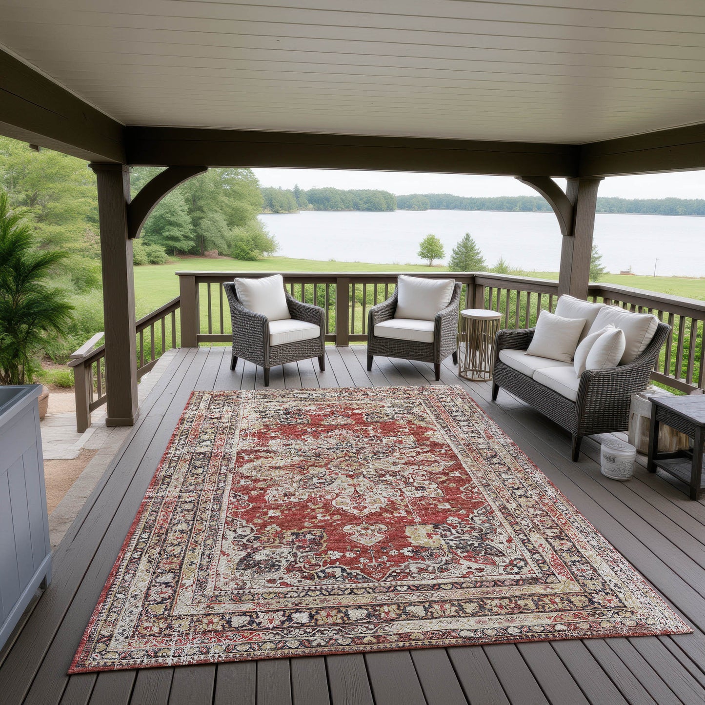 Dalyn Rugs Jericho  Garnet  Traditional