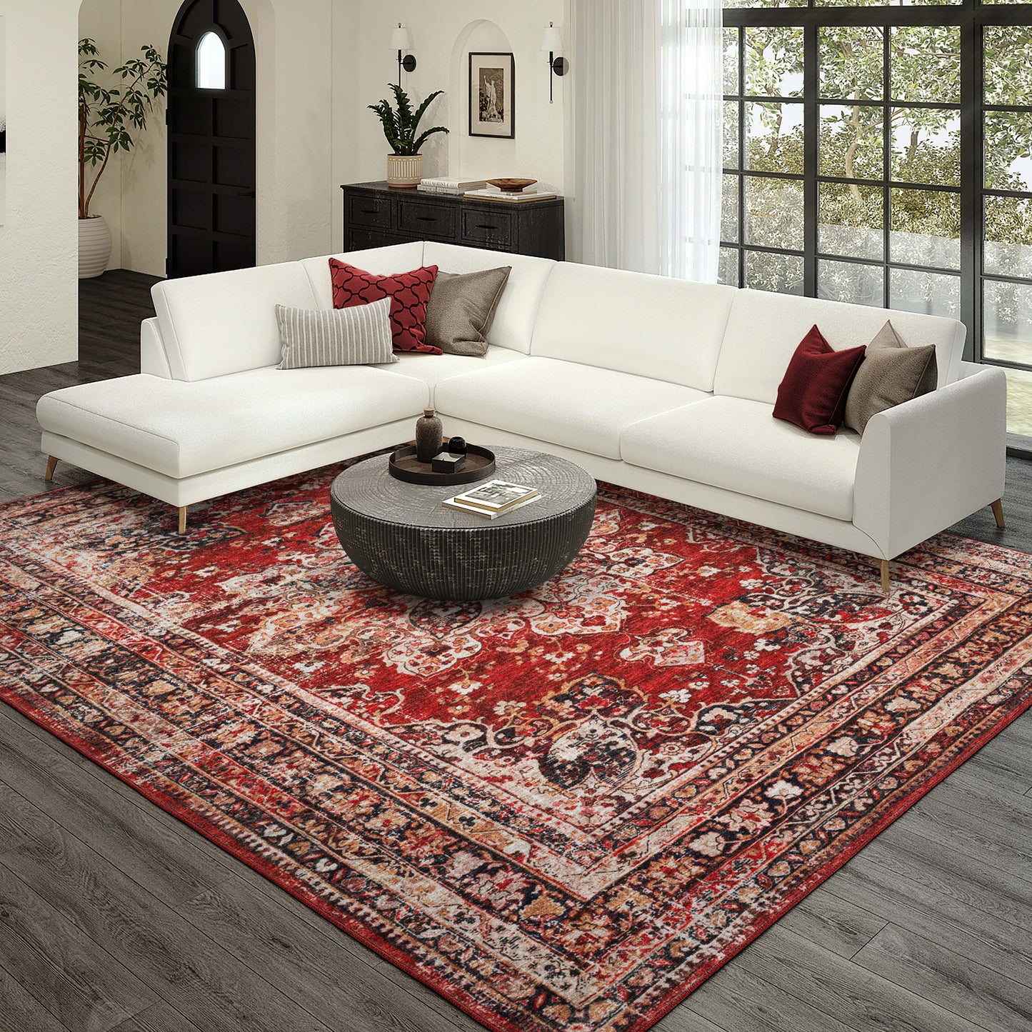 Dalyn Rugs Jericho  Garnet  Traditional