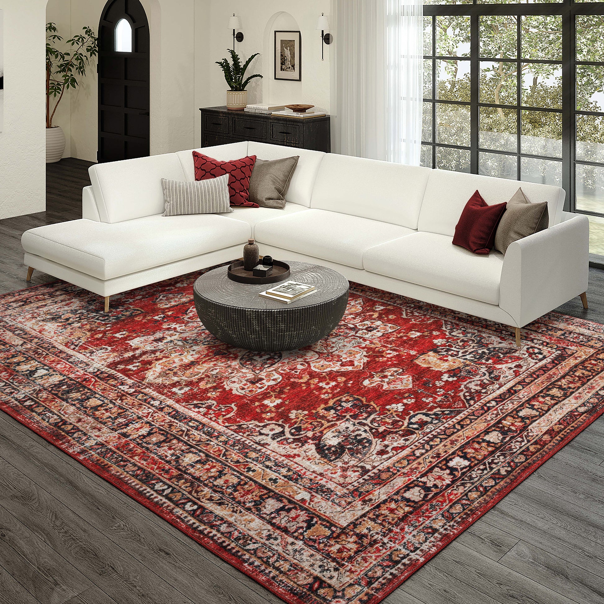 Dalyn Rugs Jericho  Garnet  Traditional