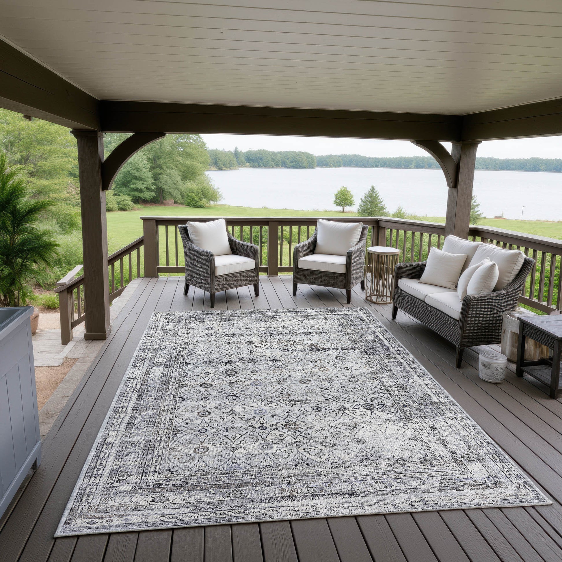 Dalyn Rugs Jericho  Pewter  Traditional