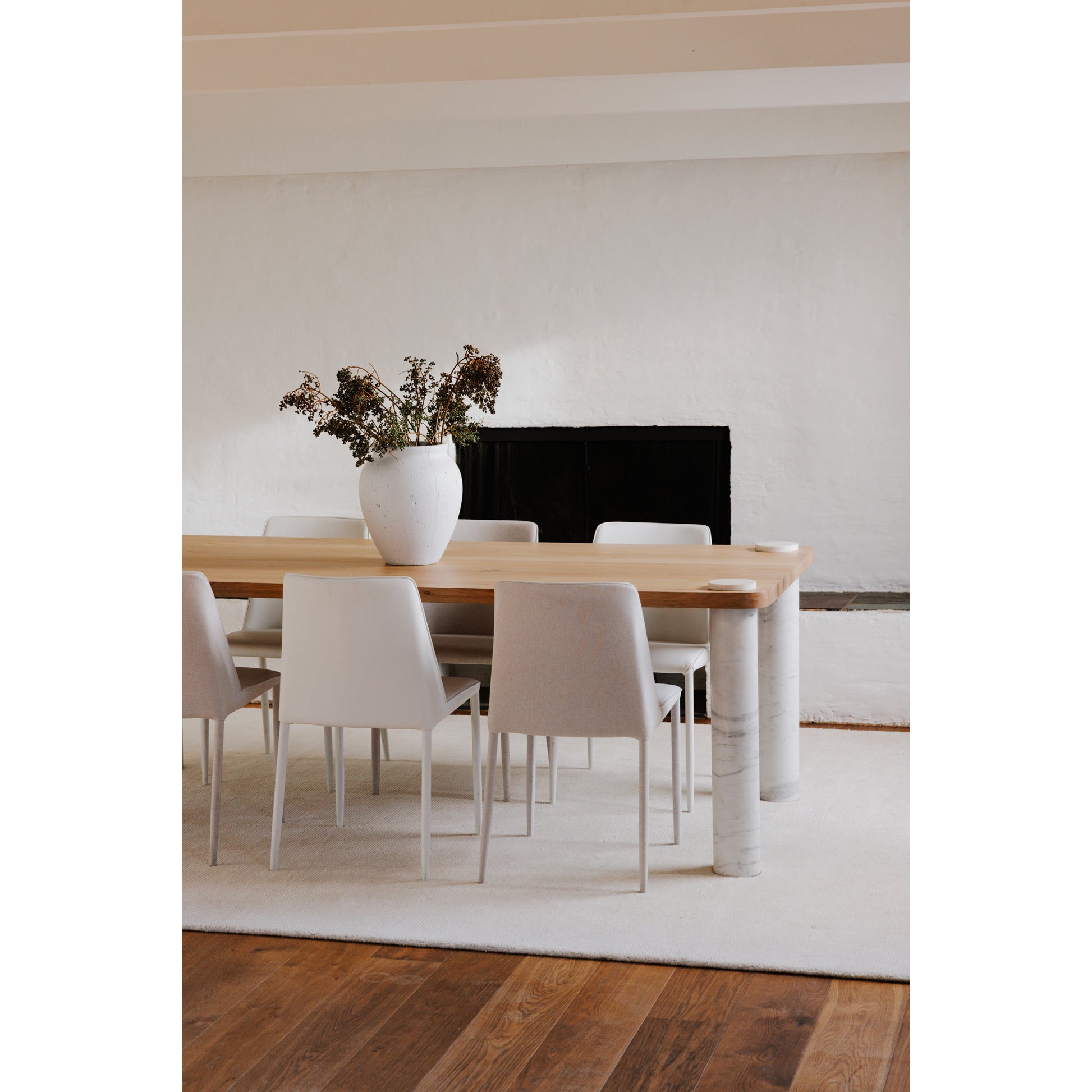 Moes Home Dining Tables Century White Modern Furniture