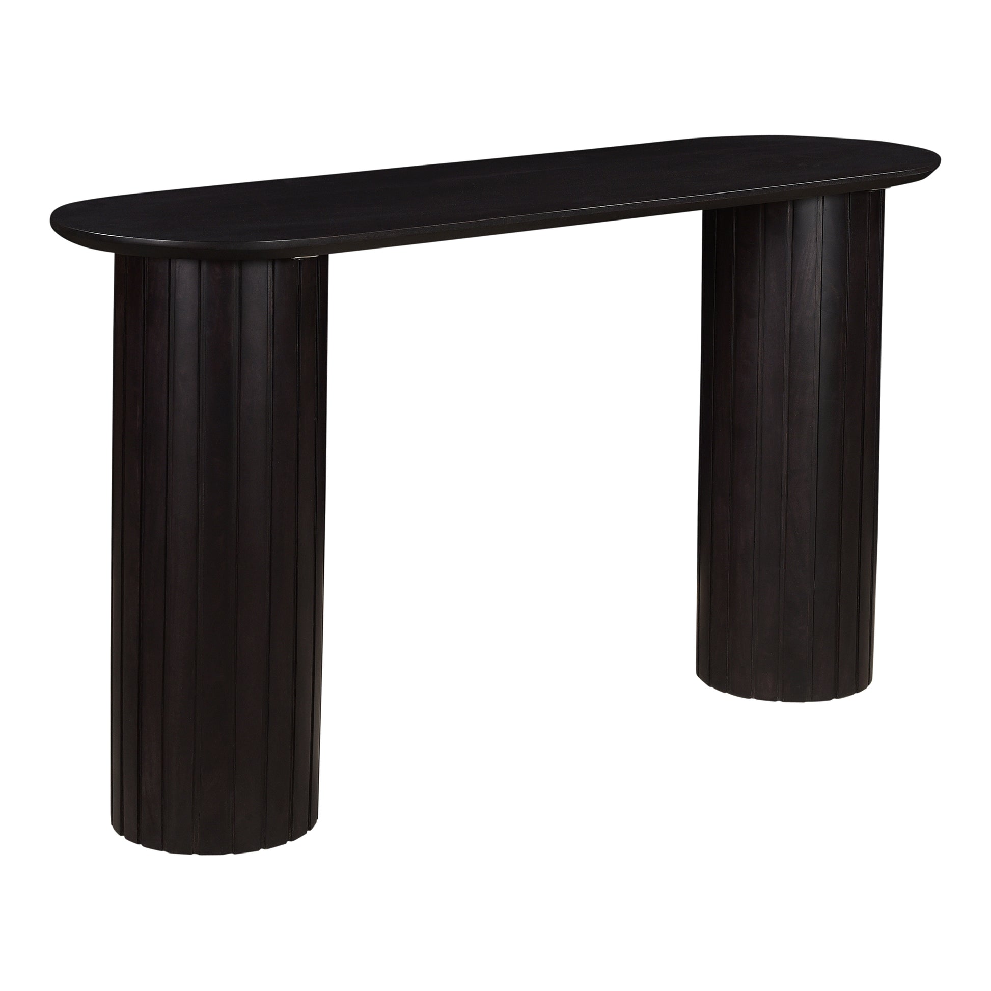 Moes Home Console Tables Povera Black Contemporary Furniture
