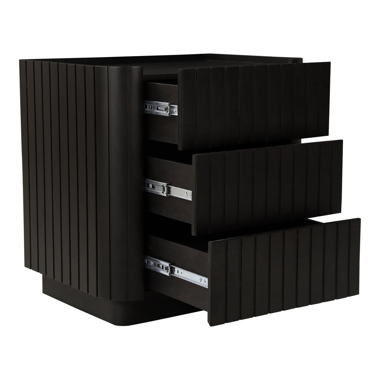 Moes Home Dressers Povera Black Contemporary Furniture