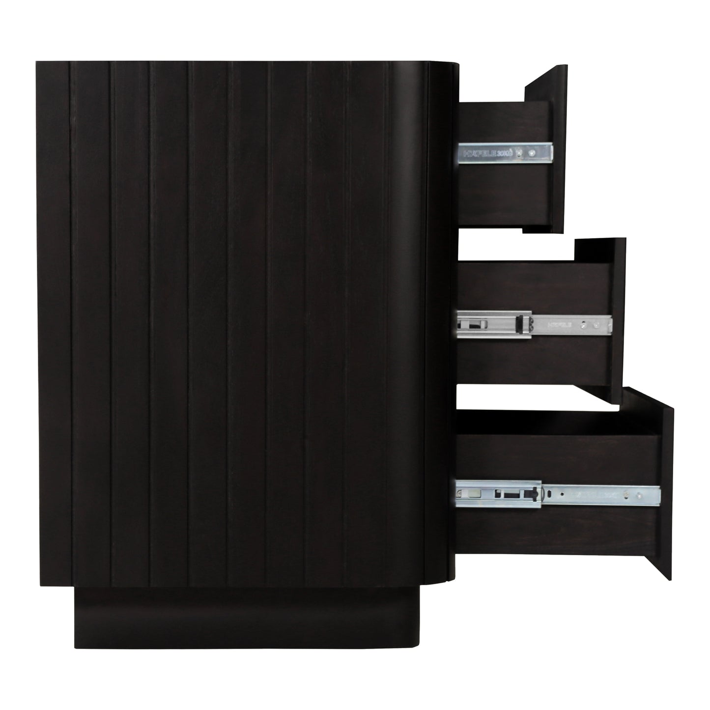 Moes Home Dressers Povera Black Contemporary Furniture