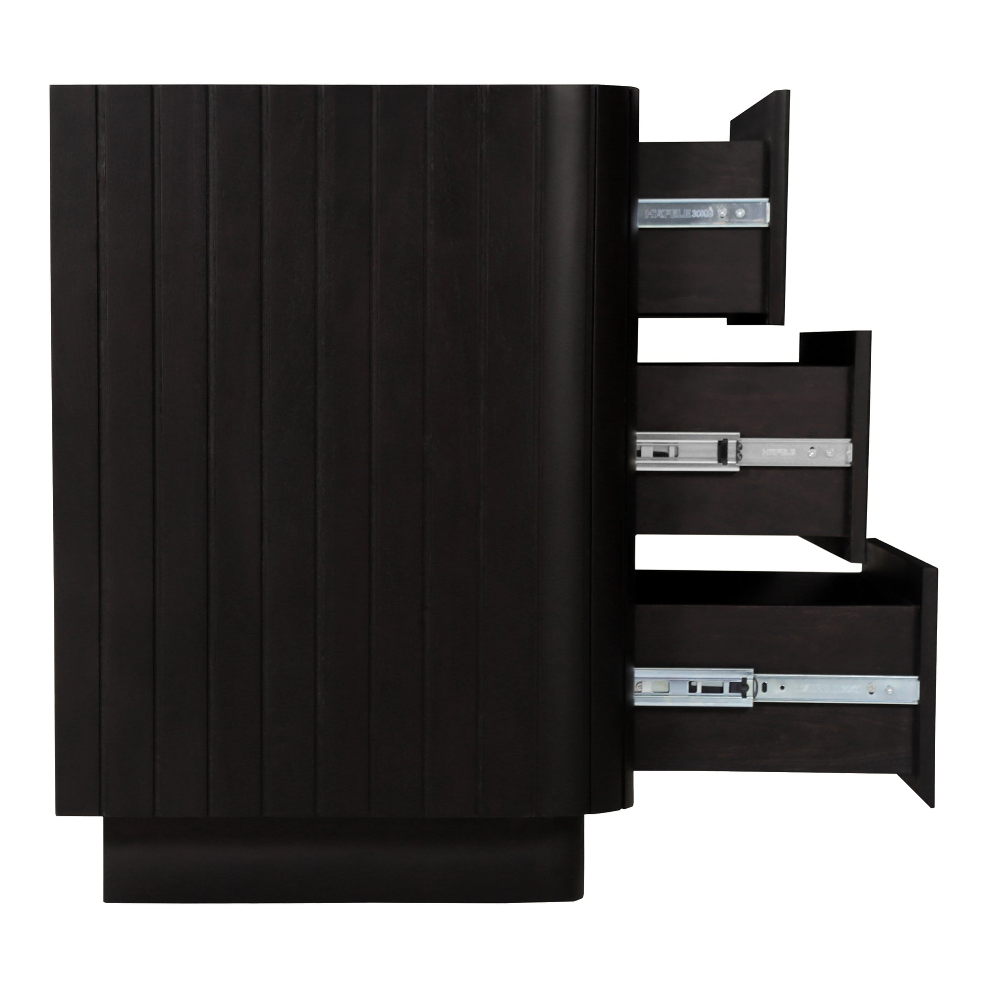 Moes Home Dressers Povera Black Contemporary Furniture