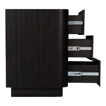 Moes Home Dressers Povera Black Contemporary Furniture