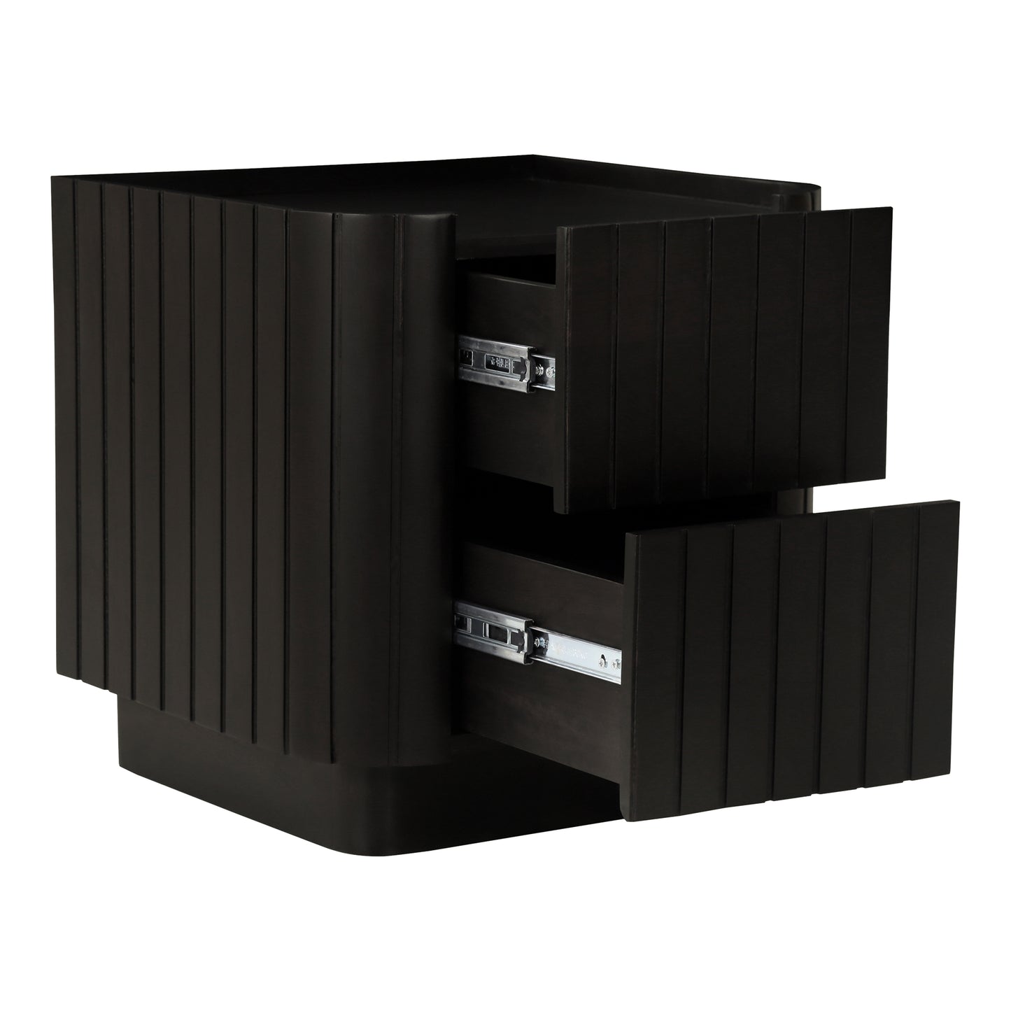 Moes Home Nightstands Povera Black Contemporary Furniture
