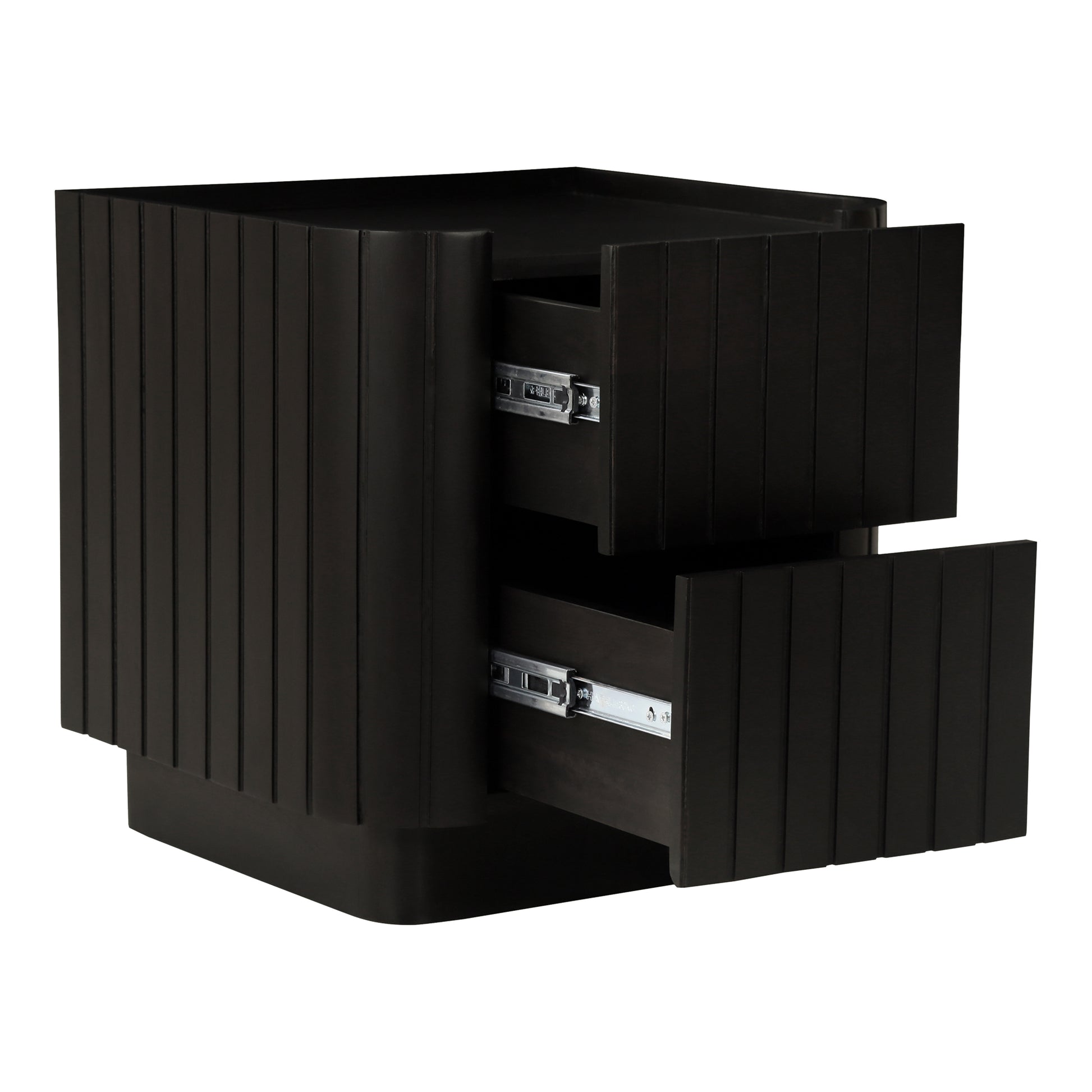 Moes Home Nightstands Povera Black Contemporary Furniture