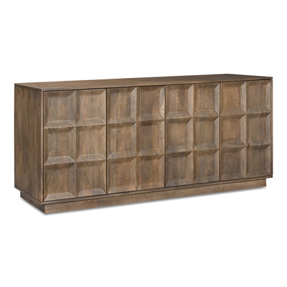 Moes Home Sideboards Bowen Brown Contemporary Furniture Rug