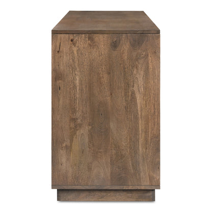 Moes Home Sideboards Bowen Brown Contemporary Furniture Rug