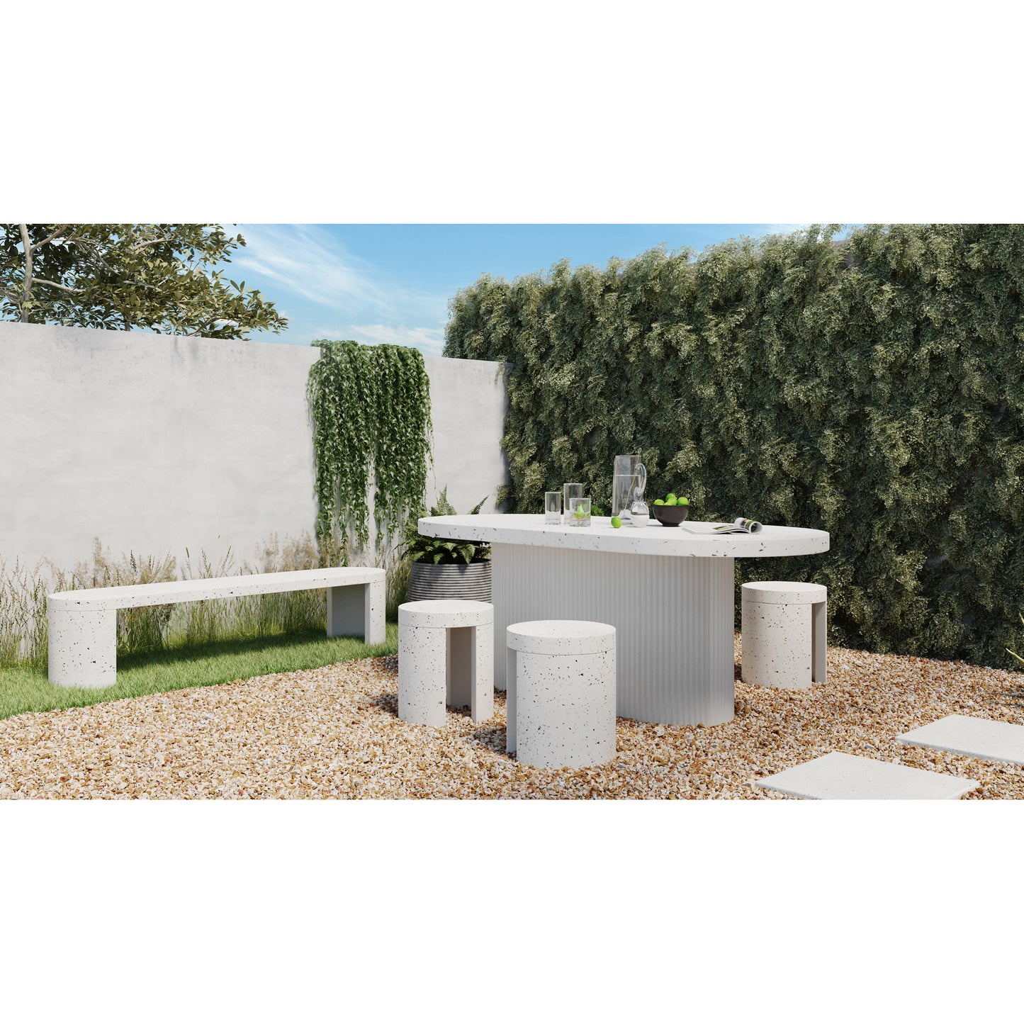 Moes Home Dining Tables Lyon Grey Contemporary Furniture
