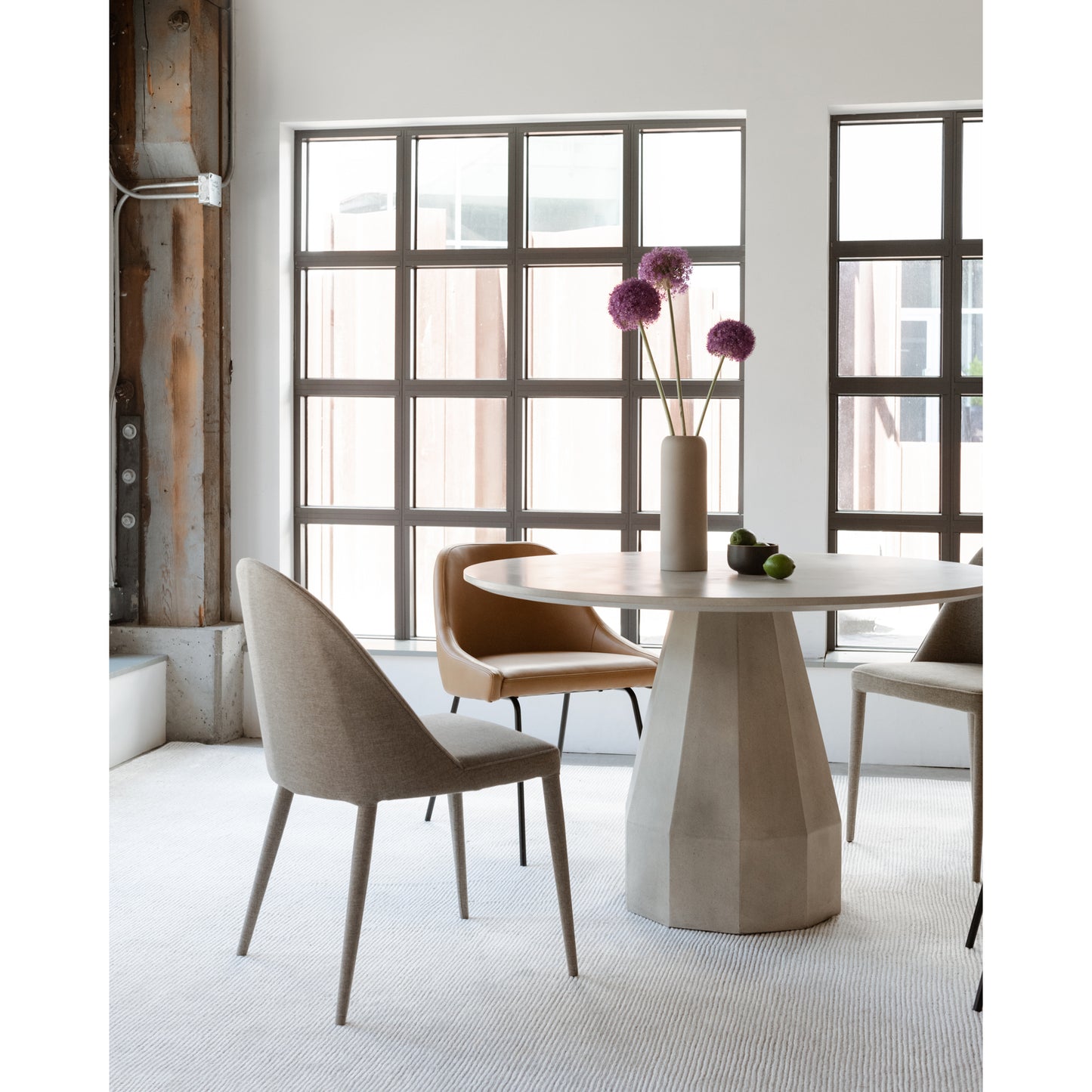 Moes Home Dining Tables Templo White Contemporary Furniture