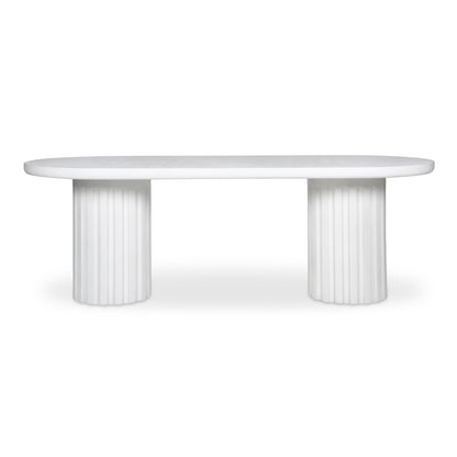 Moes Home Dining Tables ERIS White Contemporary Furniture