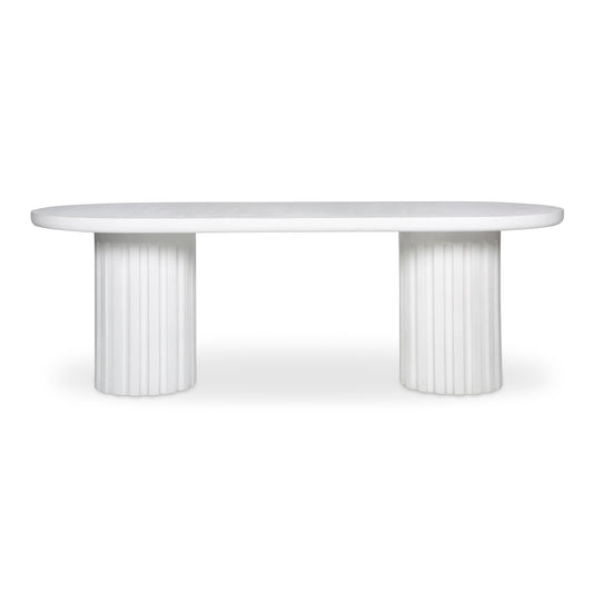Moes Home Dining Tables ERIS White Contemporary Furniture