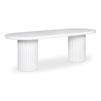 Moes Home Dining Tables ERIS White Contemporary Furniture