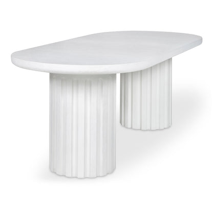 Moes Home Dining Tables ERIS White Contemporary Furniture