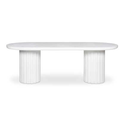 Moes Home Dining Tables ERIS White Contemporary Furniture