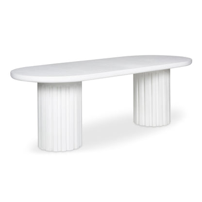 Moes Home Dining Tables ERIS White Contemporary Furniture