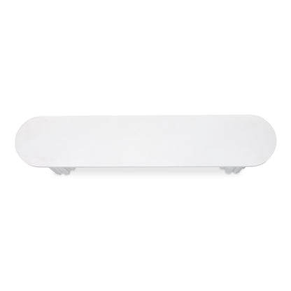 Moes Home Dining Benches ERIS White Contemporary Furniture