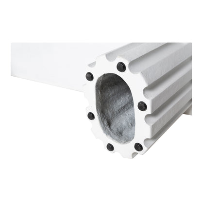 Moes Home Dining Benches ERIS White Contemporary Furniture