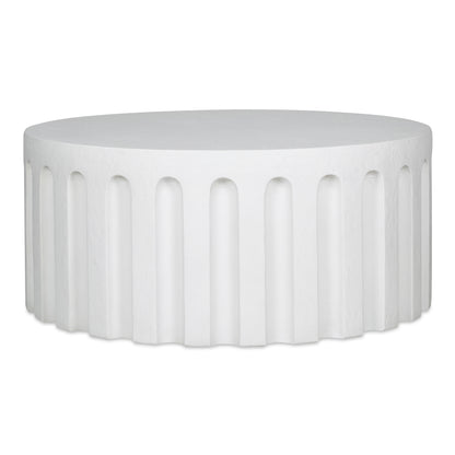 Moes Home Coffee Tables ERIS White Contemporary Furniture