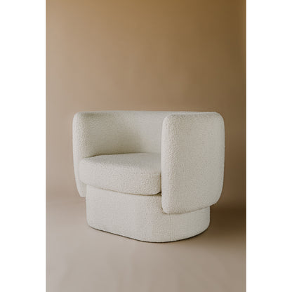 Moes Home Accent Chairs Koba White Contemporary Furniture