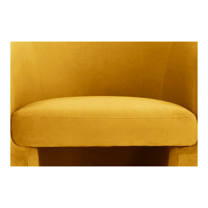 Moes Home Accent Chairs Franco Yellow Art Deco Furniture