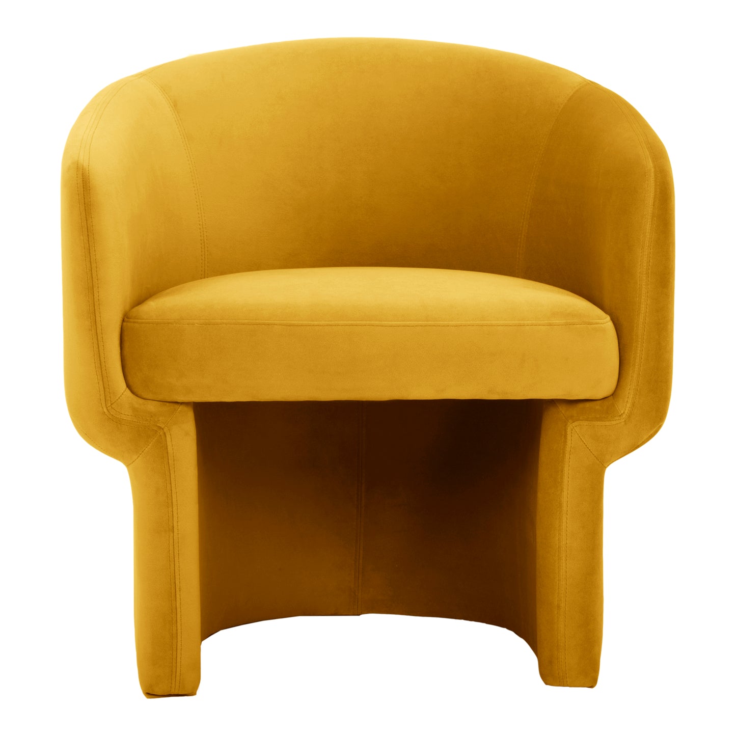 Moes Home Accent Chairs Franco Yellow Art Deco Furniture