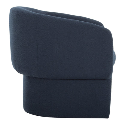 Moes Home Accent Chairs Franco Blue Art Deco Furniture