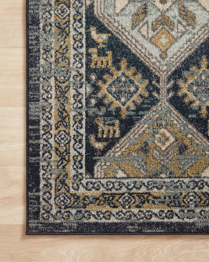 Loloi II Jocelyn  Navy Blue Transitional