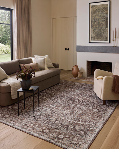 Amber Lewis x Loloi Josie   Earth Natural Machine Washable