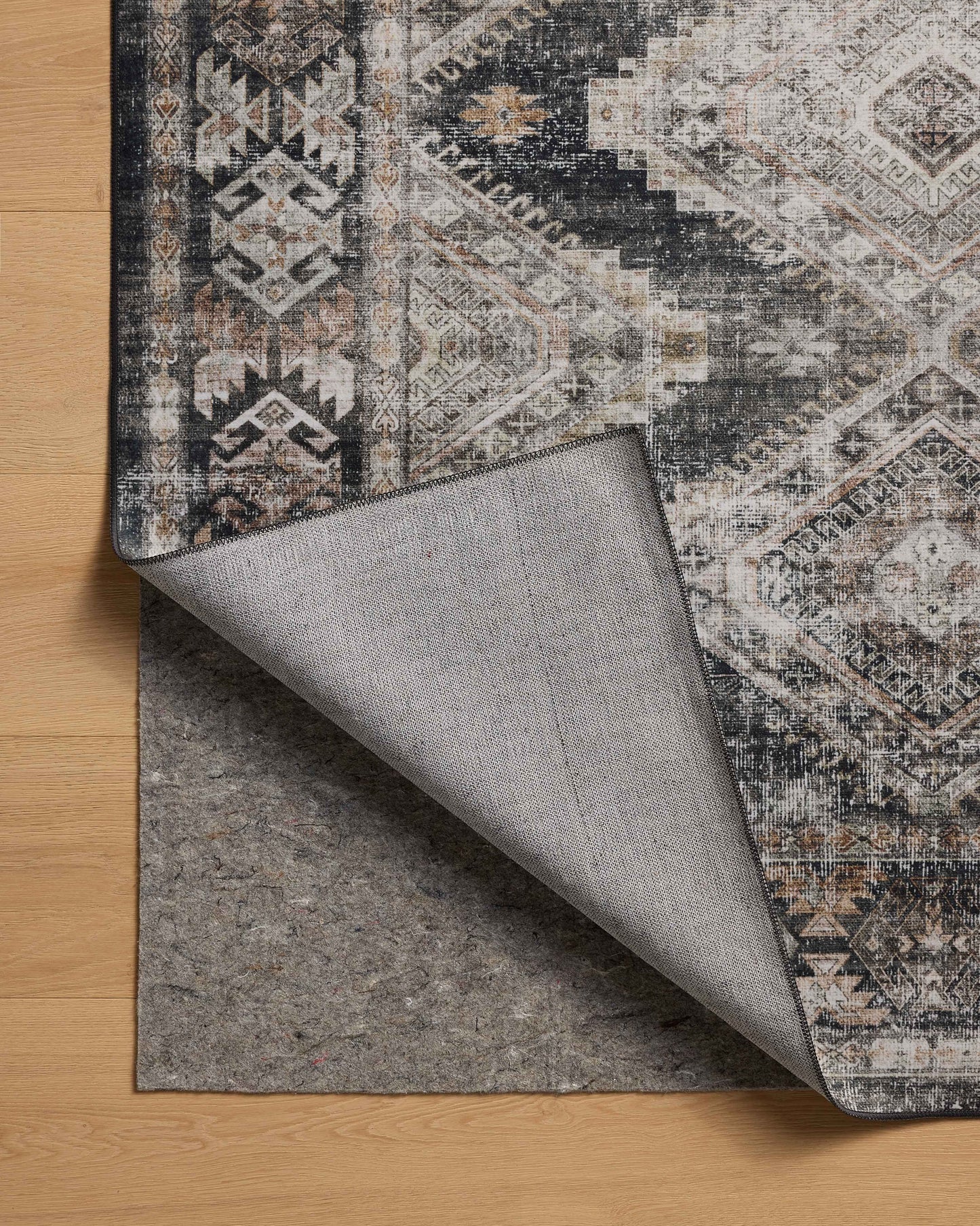 Amber Lewis x Loloi Josie   Ink Earth Machine Washable