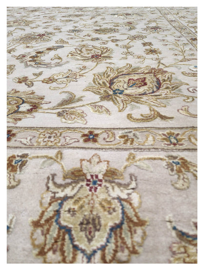 Artisan Rachel Beige Beige Traditional Knotted Rug - Rugs - Artisan - Atlanta Designer Rugs