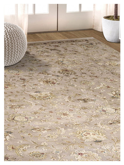 Artisan Rachel Beige Beige Traditional Knotted Rug - Rugs - Artisan - Atlanta Designer Rugs