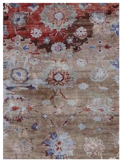 Artisan Gwyneth Multi Beige Traditional Knotted Rug - Rugs - Artisan - Atlanta Designer Rugs