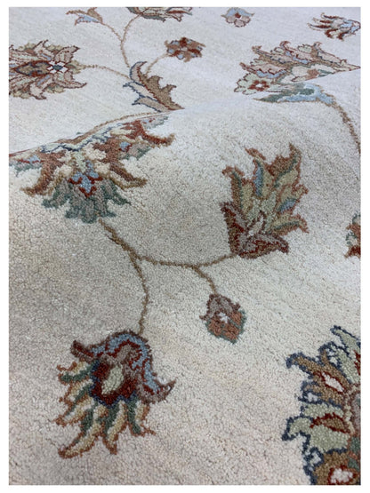 Artisan Zara Ivory Traditional Knotted Rug - Rugs - Artisan - Atlanta Designer Rugs