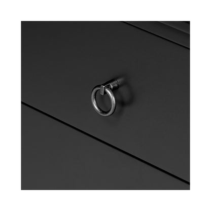 Moes Home Nightstands REAGAN Black Contemporary Furniture Rug