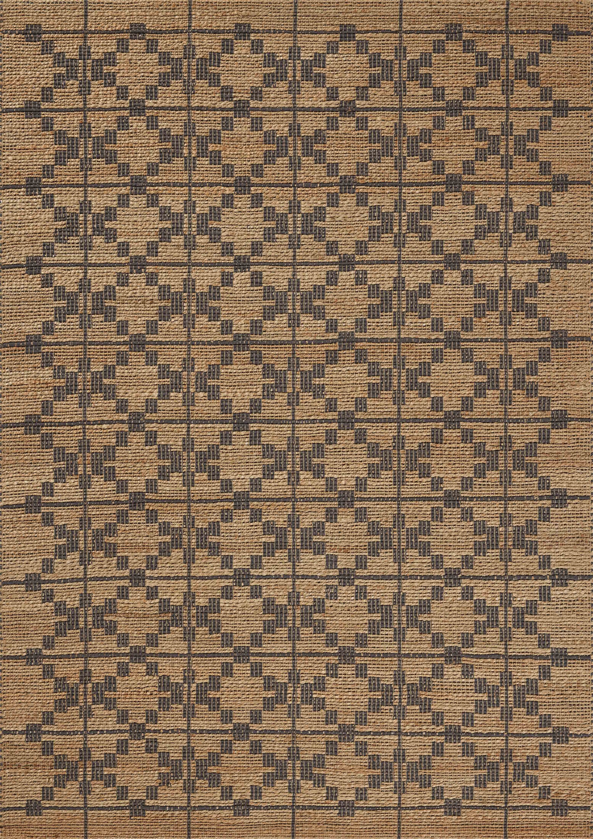 Chris Loves Julia x Loloi Judy  Natural Graphite Contemporary