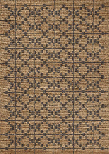 Chris Loves Julia x Loloi Judy  Natural Graphite Contemporary