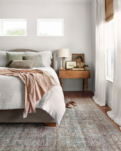 Chris Loves Julia x Loloi Jules  Lagoon Brick Traditional