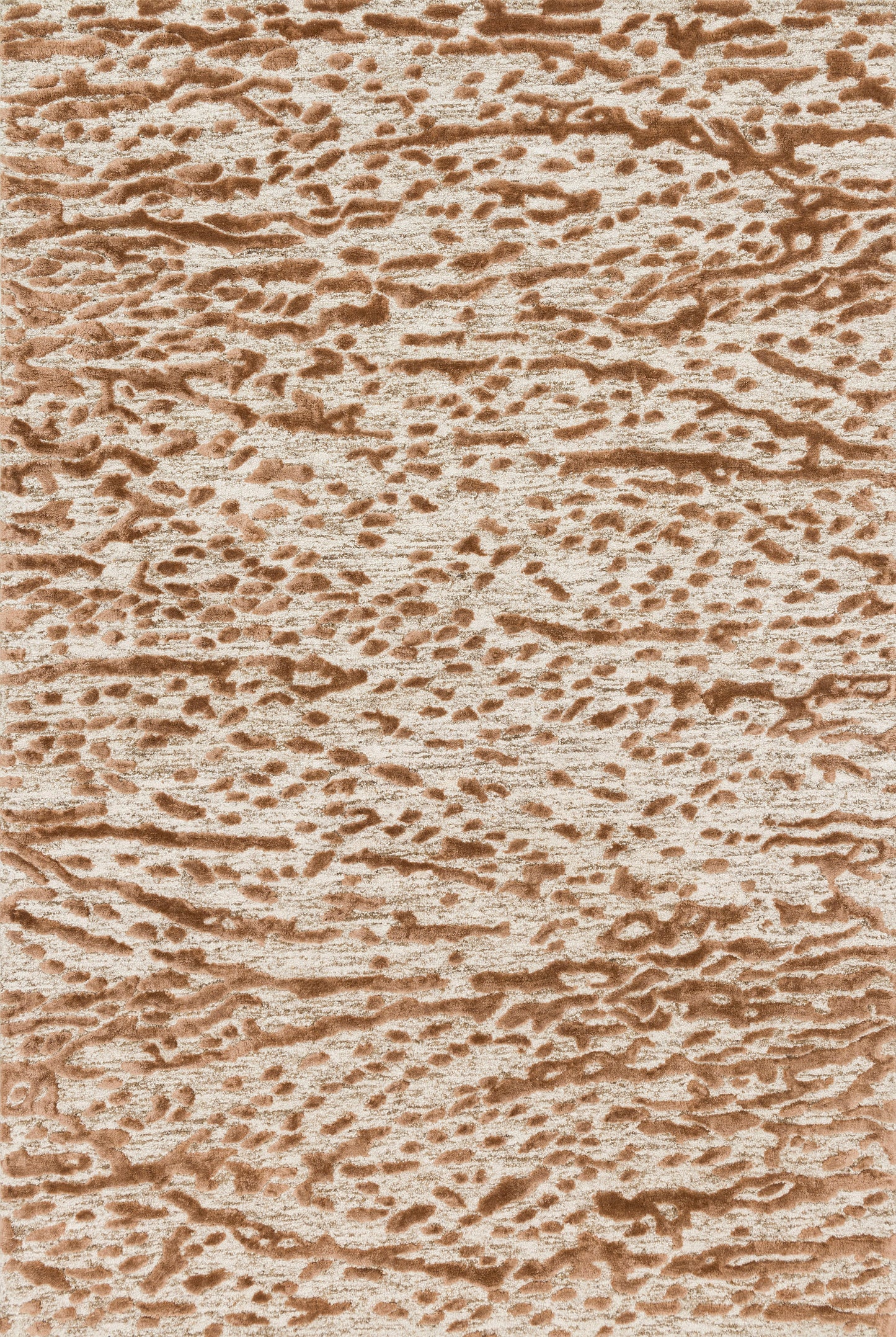 Loloi Juneau  Oatmeal Terracotta Contemporary