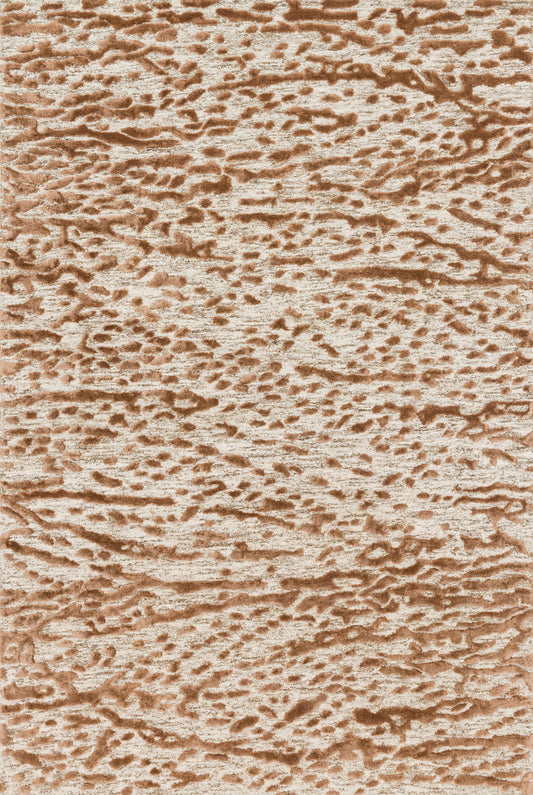Loloi Juneau  Oatmeal Terracotta Contemporary