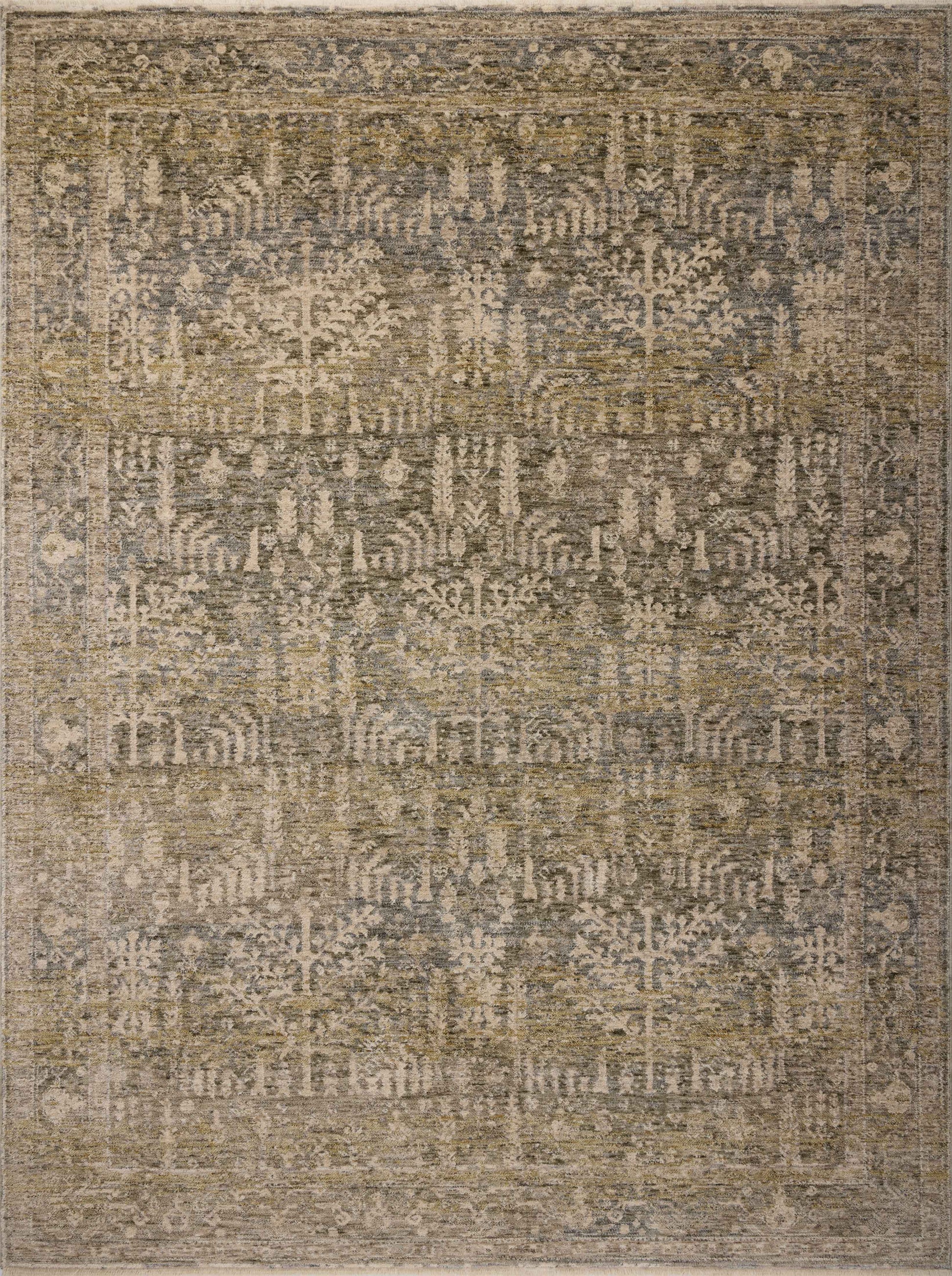 Magnolia Home by Joanna Gaines x Loloi Junie  Moss Natural Traditional