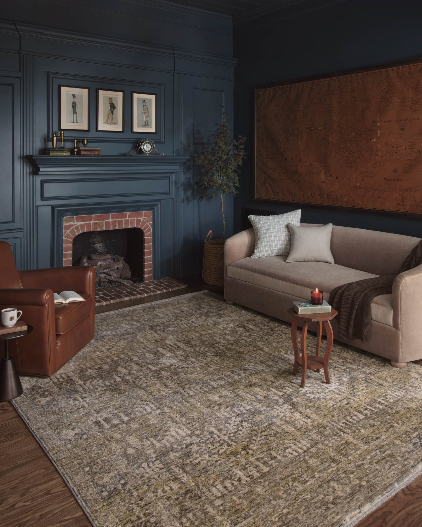 Magnolia Home by Joanna Gaines x Loloi Junie  Moss Natural Traditional