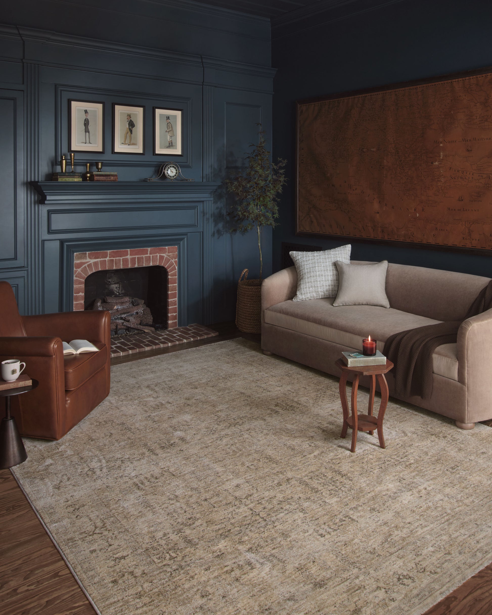 Magnolia Home by Joanna Gaines x Loloi Junie  Oatmeal Smoke Traditional