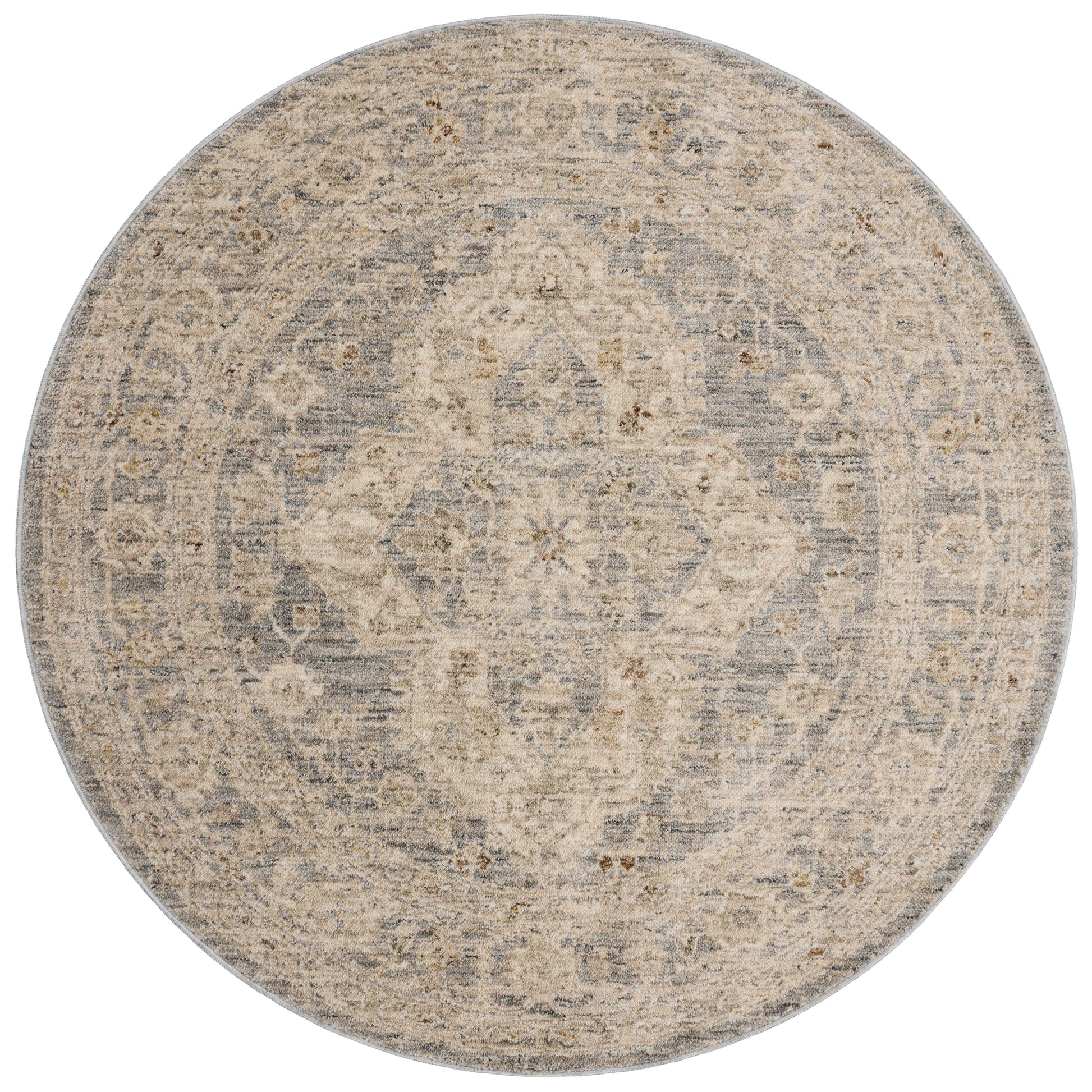 Magnolia Home by Joanna Gaines x Loloi Junie  Denim Natural Traditional