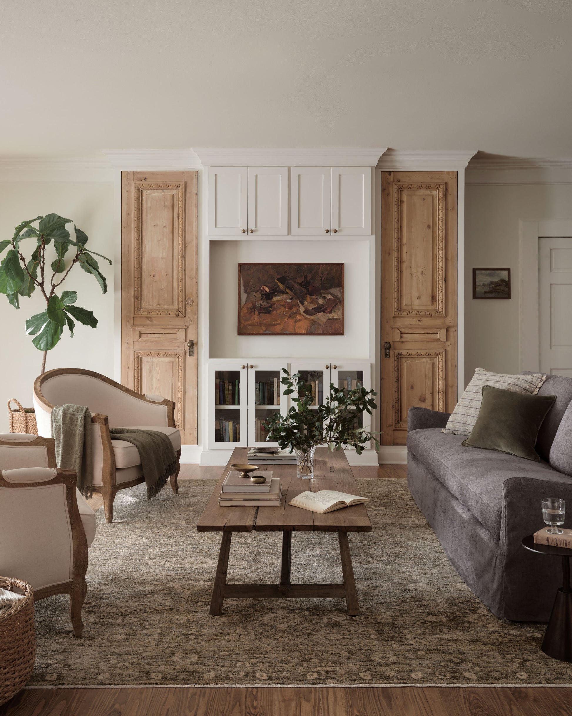 Magnolia Home by Joanna Gaines x Loloi Junie  Lagoon Natural Traditional