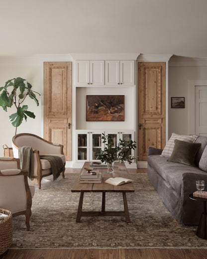 Magnolia Home by Joanna Gaines x Loloi Junie  Lagoon Natural Traditional